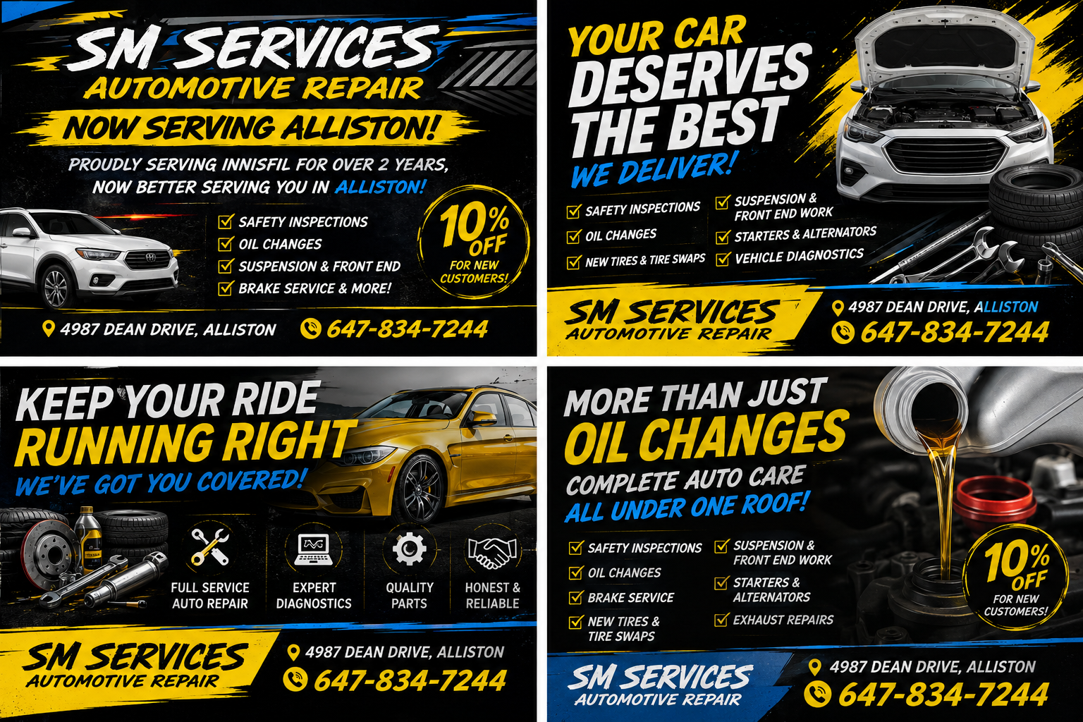 SM Services automotive repair services and promotions